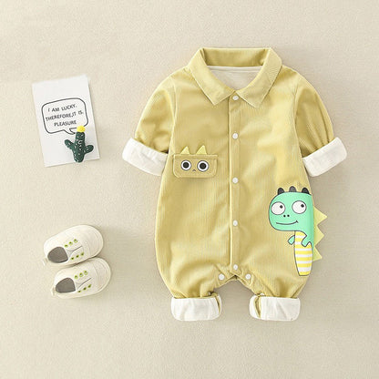 Cute Western Style Newborn Baby Boy's Romper - Harmony Gallery