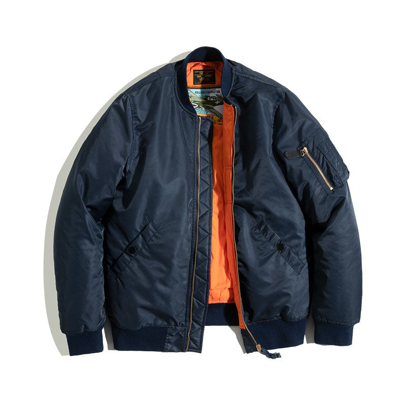 American Air Force MA1 Bomber Baseball Men's Jacket - Harmony Gallery