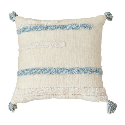 Handmade Bohemian Style Indian Tufted Pillow Cushion - Harmony Gallery