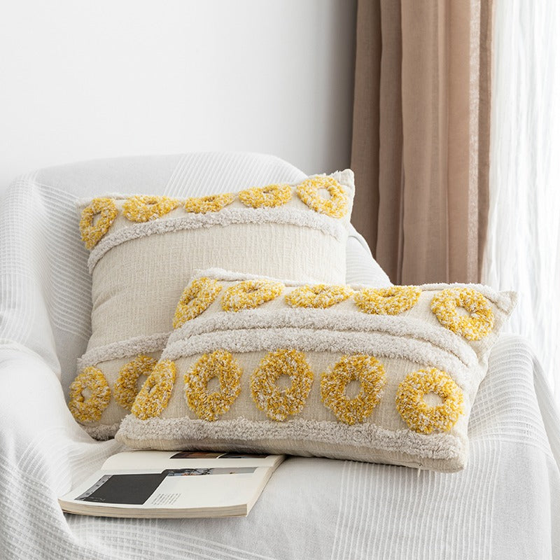 Plush Bohemian Tufted Living Room Sofa Cushion - Harmony Gallery