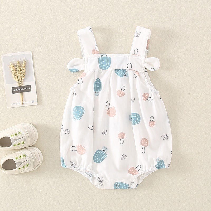 Summer Thin Suits Sling Princess Baby Girl's Romper - Harmony Gallery