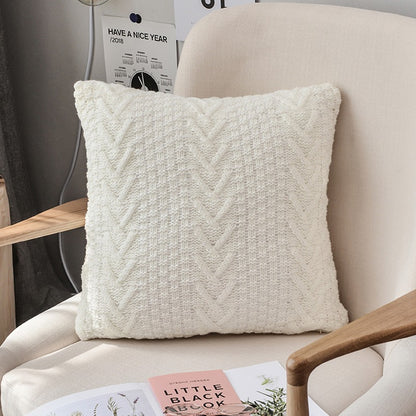 Knitted Nordic Style Woolen Pillow Living Room Sofa Cushion - Harmony Gallery