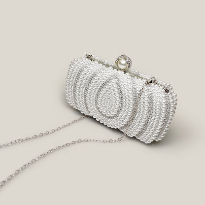 Diamond Pearl High-End Bridal Wedding Women's Clutch Bag - Harmony Gallery
