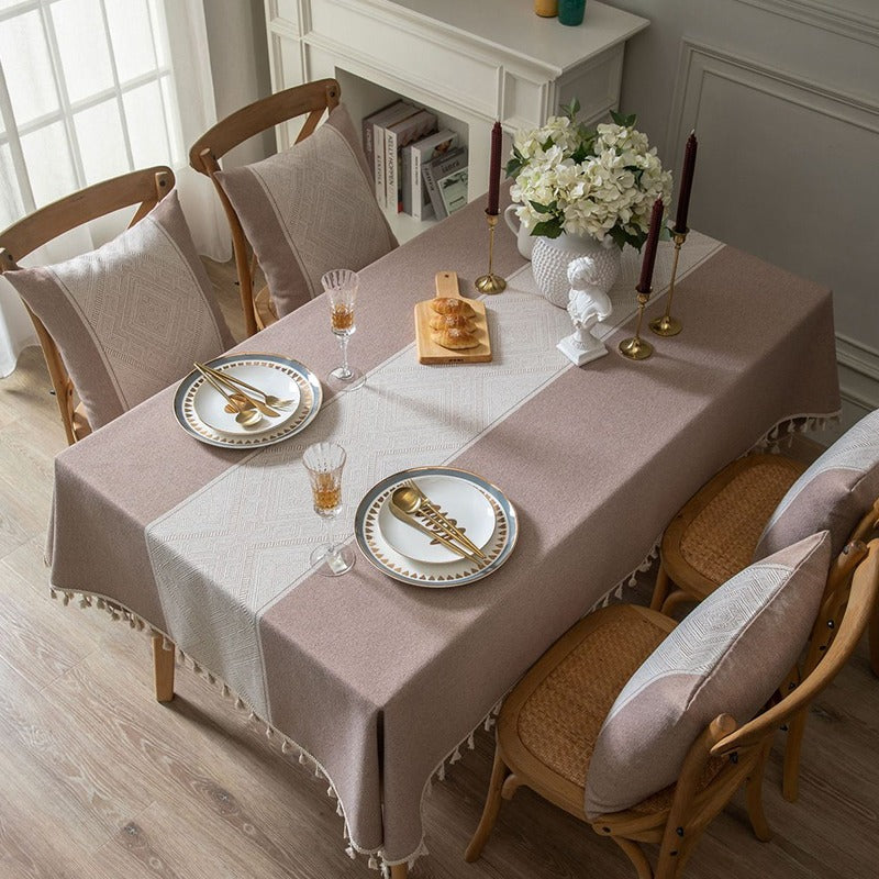 Simple Modern Rectangular Nordic Coffee Tablecloths - Harmony Gallery