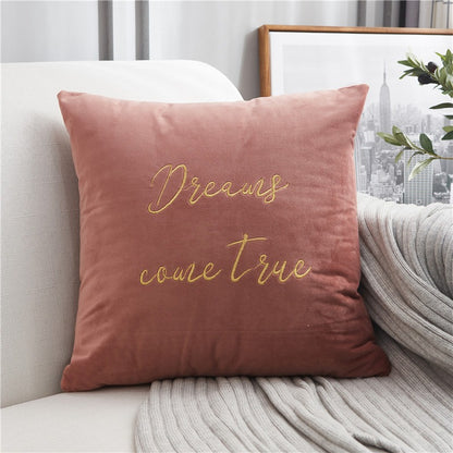 Nordic Light Luxury Velvet Sofa Living Room Cushion - Harmony Gallery