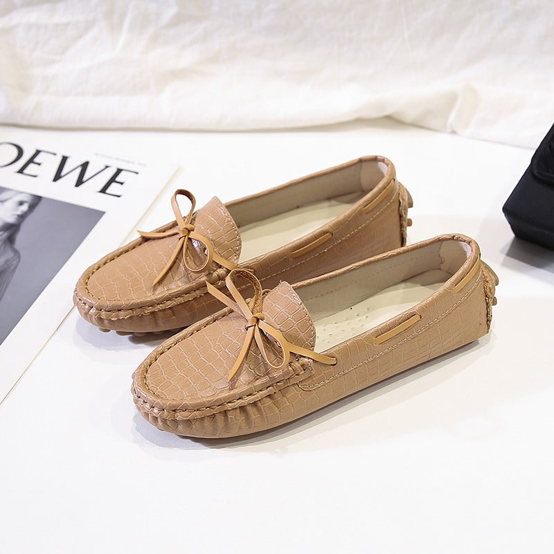 Soft Leather Trendy Comfortable Flat Women's Loafer - Harmony Gallery