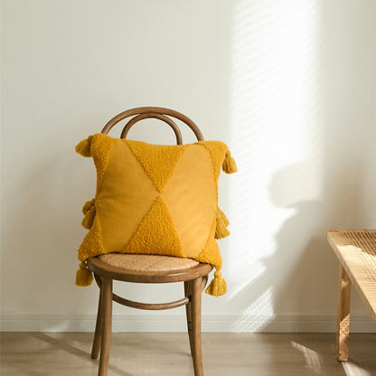 Hand Tufted Knitted Living Room Sofa Decorative Cushion - Harmony Gallery