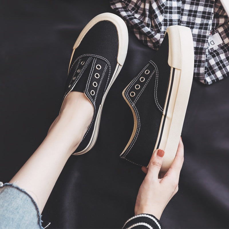 Comfortable All-Match Casual Canvas Women's Shoes - Harmony Gallery