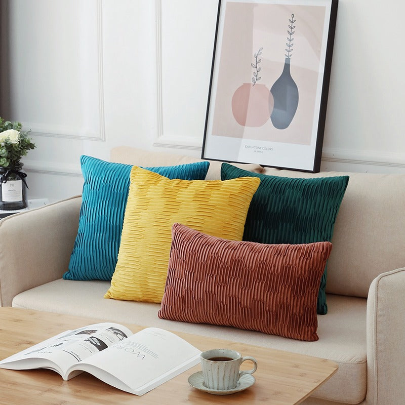 Handmade Nordic Velvet Living Room Sofa Cushion - Harmony Gallery