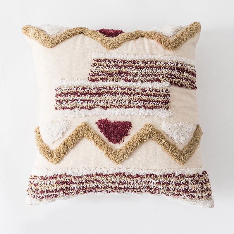 Simple Plush Moroccan Tufted Living Room Sofa Cushion - Harmony Gallery