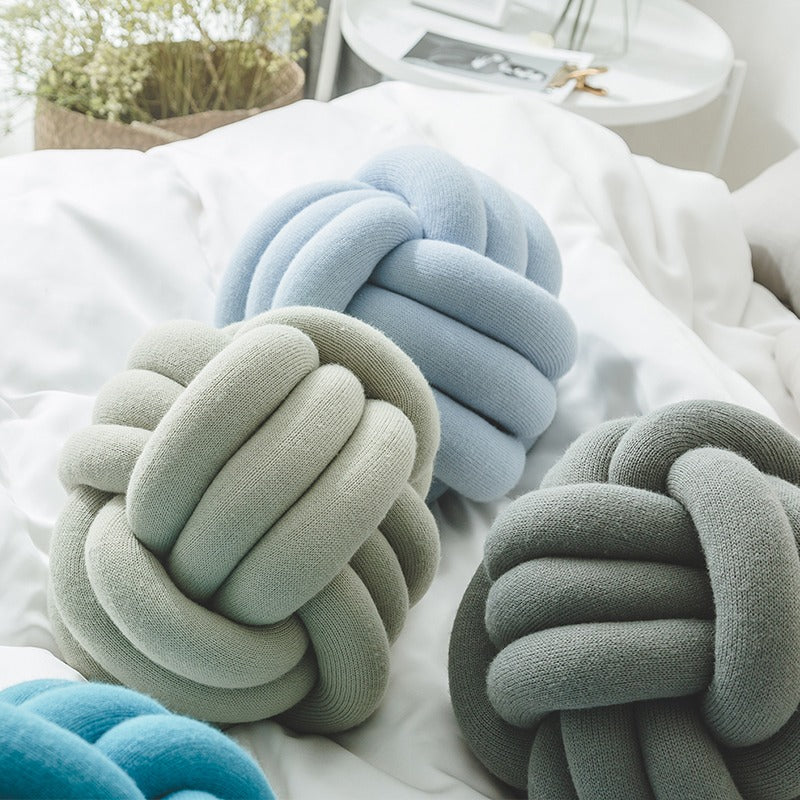 Circular Creative Decoration Round Knot Ball Cushion - Harmony Gallery