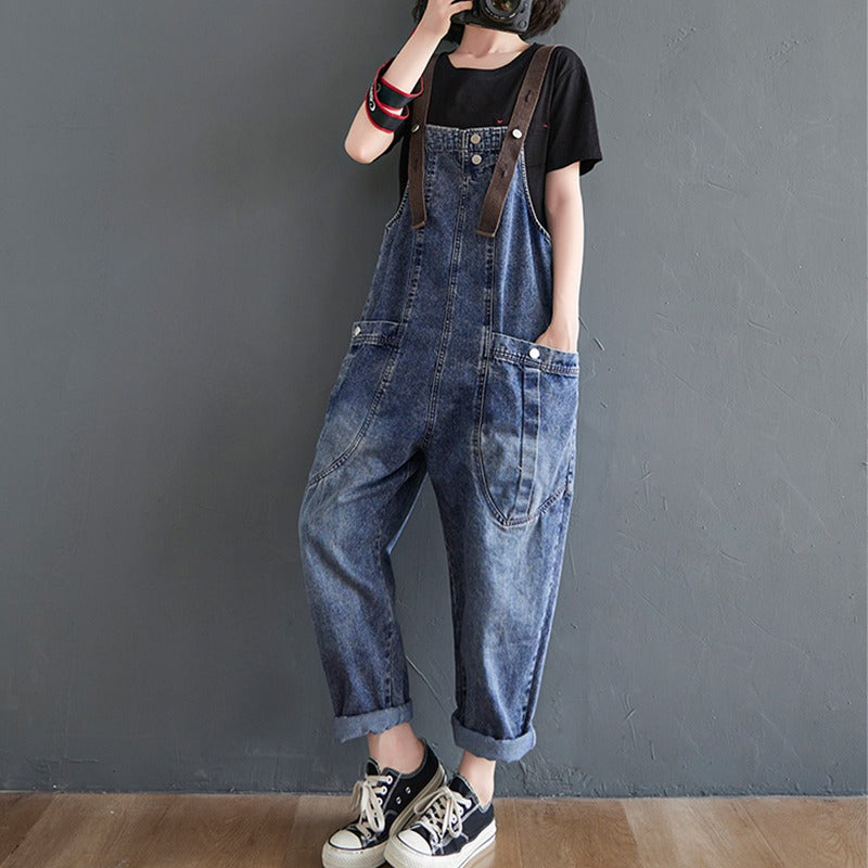 Casual Crotch Thick Harem Women's Overall - Harmony Gallery