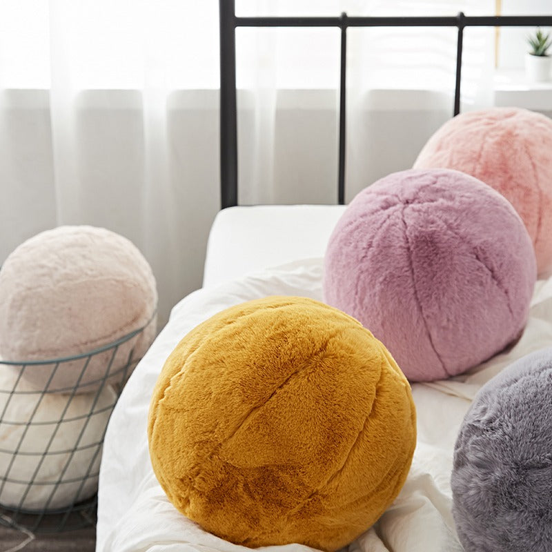 Round Decorative Ball Living Room Sofa Cushion - Harmony Gallery