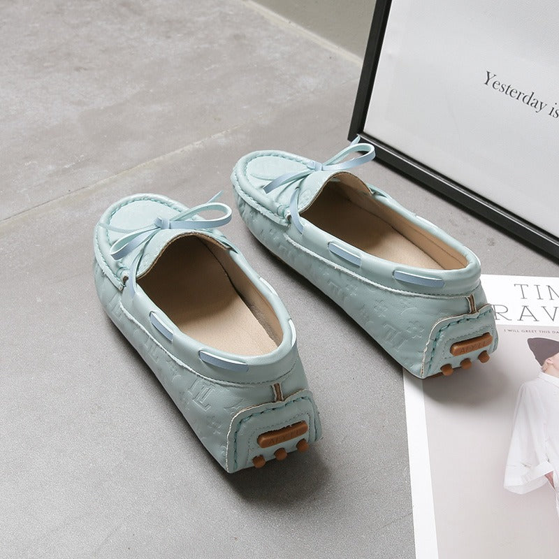Soft Leather Fashion All-Match Comfy Flat Women's Loafer - Harmony Gallery