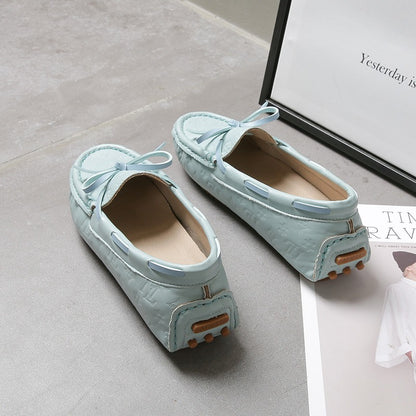 Soft Leather Fashion All-Match Comfy Flat Women's Loafer - Harmony Gallery