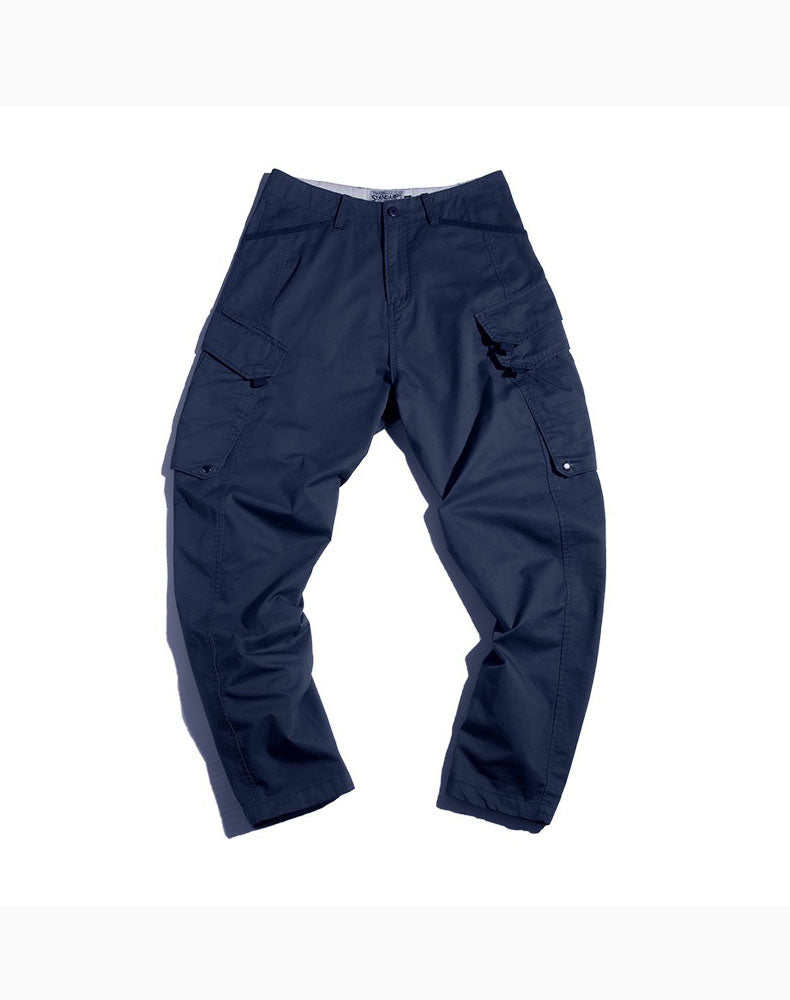 Tooling American Vertical Cutting Straight Leg Casual Men’s Trousers - Harmony Gallery