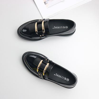 All-Match British Style One-Step Flat Women's Loafer - Harmony Gallery