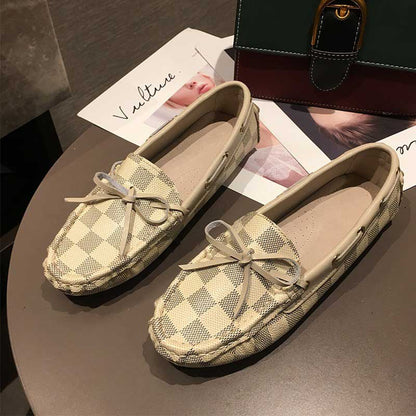 Social Peas All-Match Soft Leather Flat Women's Loafer - Harmony Gallery