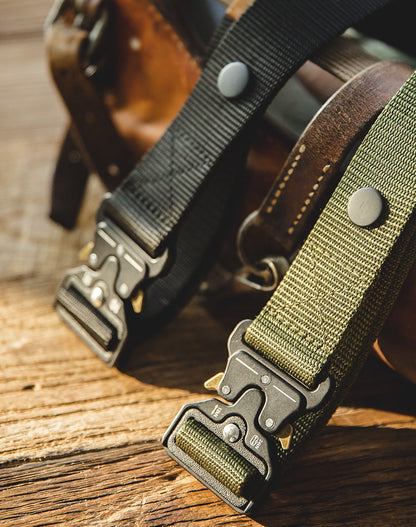 Tooling Cobra Automatic Functional Canvas Special Men's Belts - Harmony Gallery
