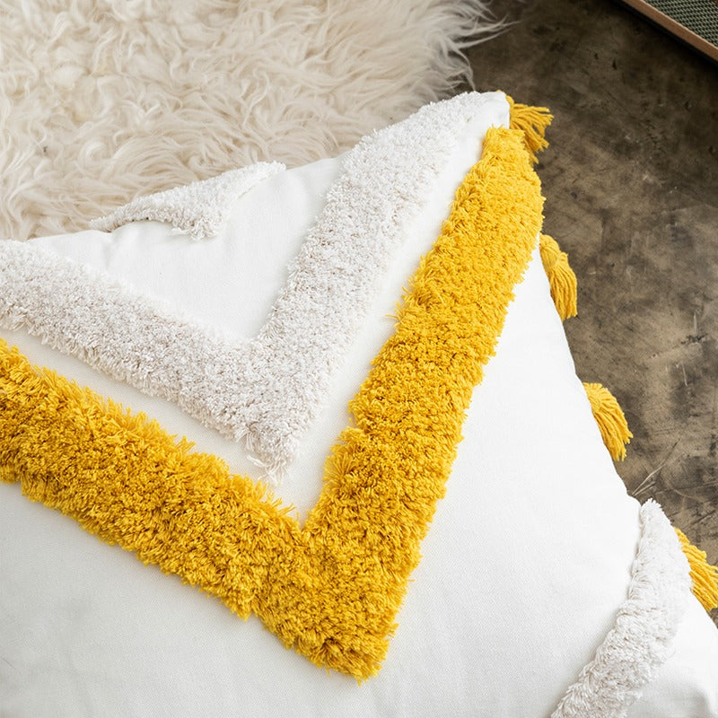 Morocco Hand Tufted Living Room Sofa Cushion - Harmony Gallery
