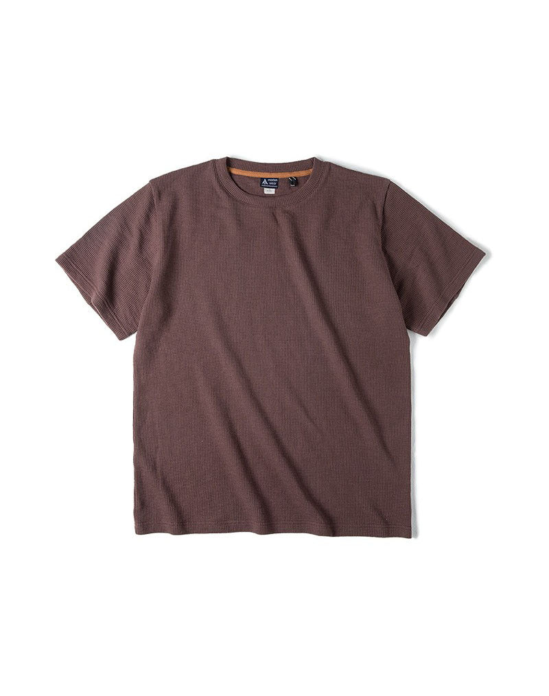 Tooling American Retro Waffle Knitted Men's T-Shirt - Harmony Gallery