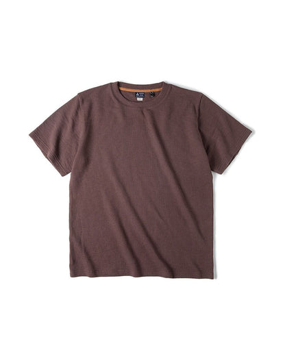 Tooling American Retro Waffle Knitted Men's T-Shirt - Harmony Gallery