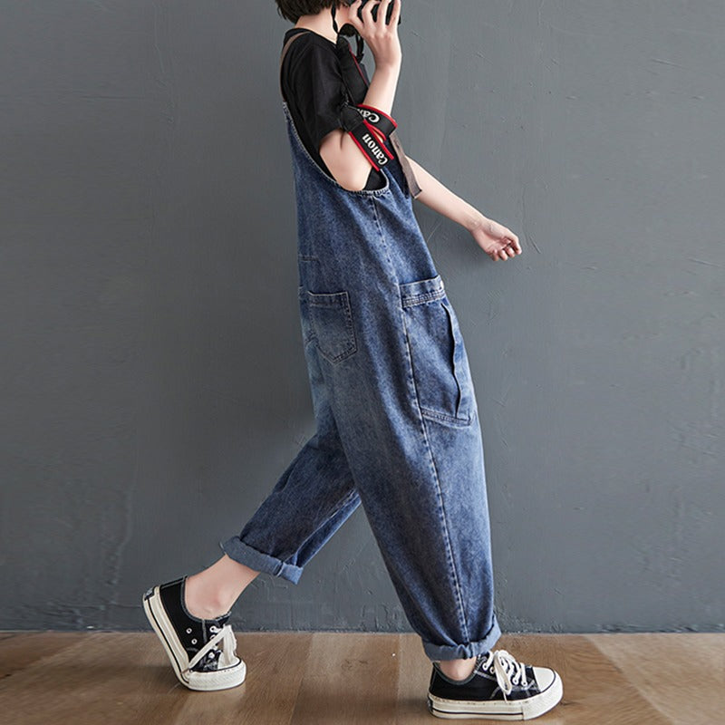 Casual Crotch Thick Harem Women's Overall - Harmony Gallery