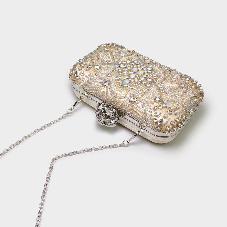 Banquet High Matching Diamond Bride Clutch Bag - Harmony Gallery