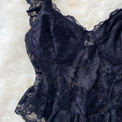 Sexy Lace Fashionable Versatile Summer Women's Top - Harmony Gallery