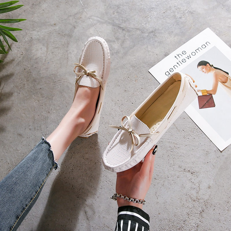 Soft Leather Trendy Comfortable Flat Women's Loafer - Harmony Gallery