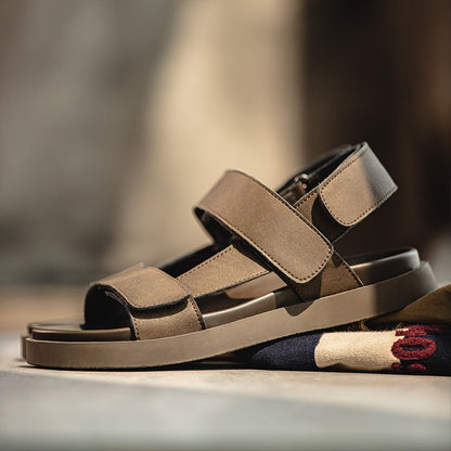 Leather Soft Sole Beach Leisure Men's Sandal - Harmony Gallery