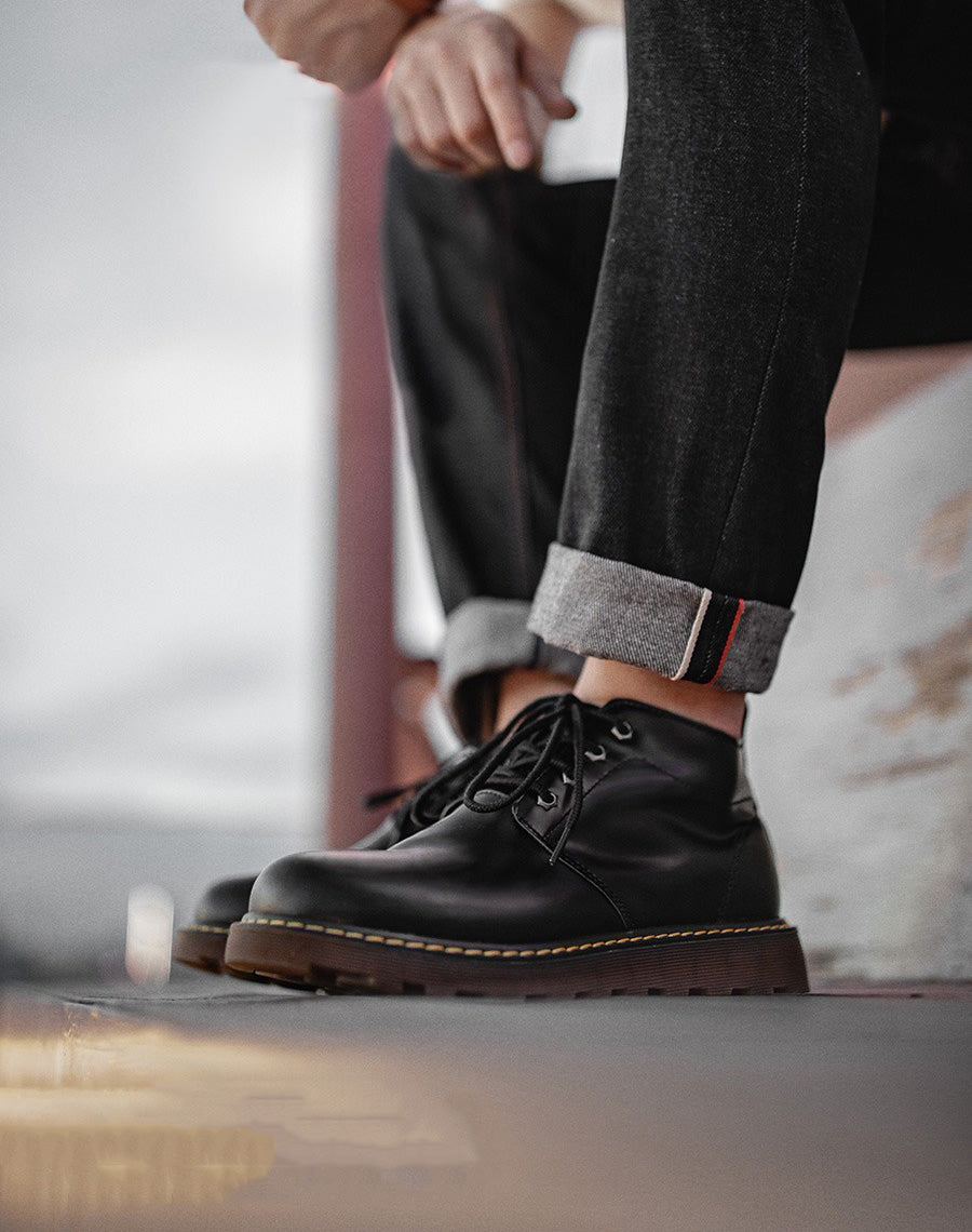 All-Match Martin Mid-Cut Tooling British Style Men's Boot - Harmony Gallery