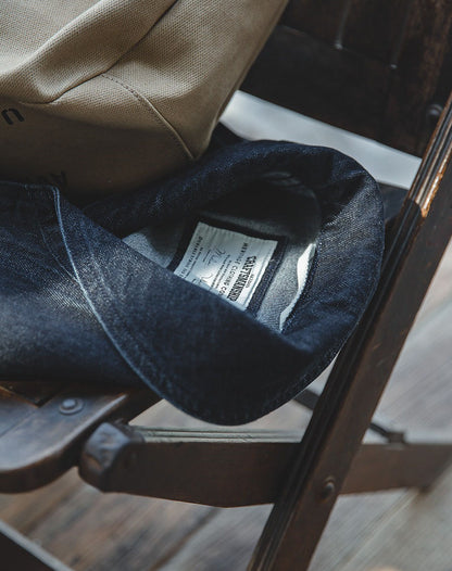 American Suit Washed Denim Hunting Lapel Men's Coat - Harmony Gallery