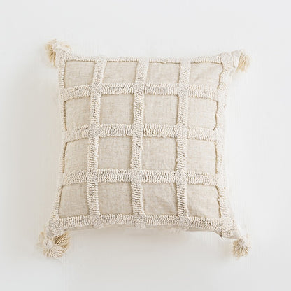 Ethnic Bohemian Handmade Tassel Living Room Sofa Cushion - Harmony Gallery