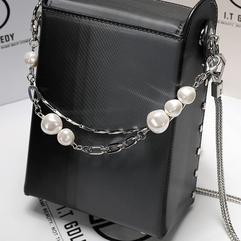 Olivia Black Cigarette Case Mobile women's handbag - Harmony Gallery