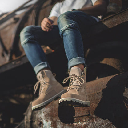 British Style Tactical Tooling Retro Men's Combat Boot - Harmony Gallery