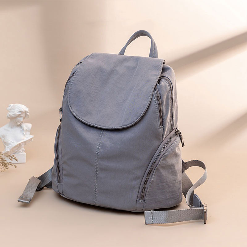 Trendy Large-Capacity Canvas Waterproof Women's Backpack - Harmony Gallery