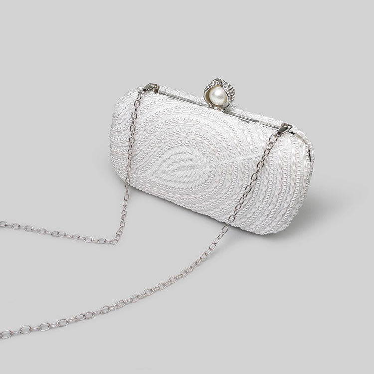 Bridal Wedding Trendy Pearl Senior Clutch Bag - Harmony Gallery