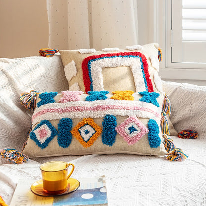 Handmade Moroccan Bohemian Living Room Sofa Cushion - Harmony Gallery