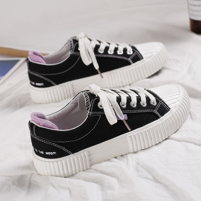 Casual Retro All-Match Canvas Women's Shoes - Harmony Gallery