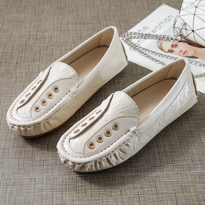 Patent Leather Soft Comfy All-Match Flat Women's Loafer - Harmony Gallery