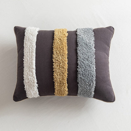 Cotton Tufted Pillow Light Luxury Cover Homestay Sofa Cushion - Harmony Gallery