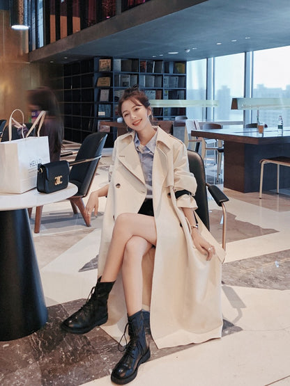 High Sense Loose British Style Women's Trench Coat - Harmony Gallery