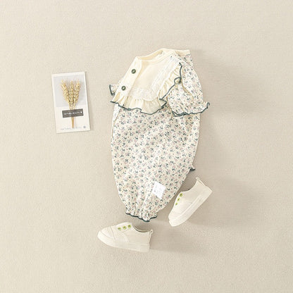 Summer Thin Newborn Jumpsuit Baby Girl's Romper - Harmony Gallery