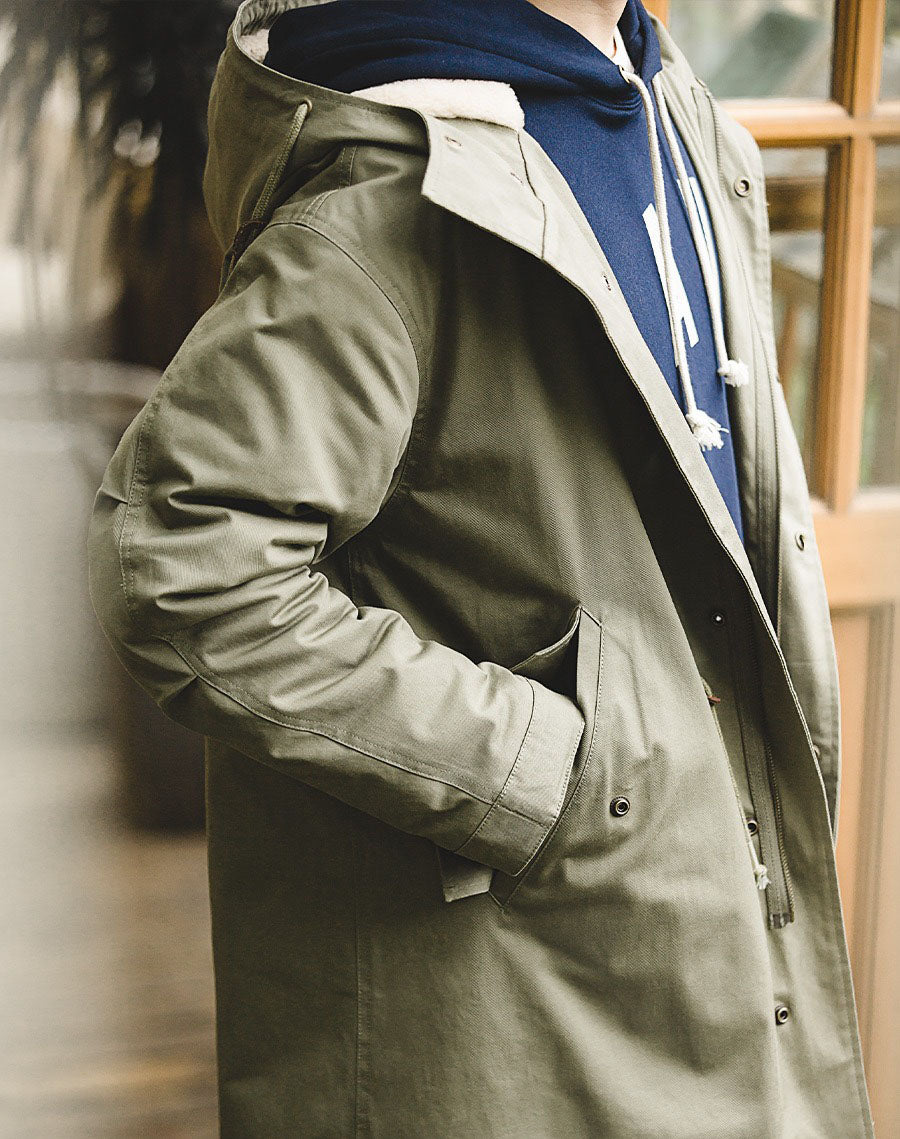 Tooling American M51 Military Fishtail Hooded Men's Jacket - Harmony Gallery
