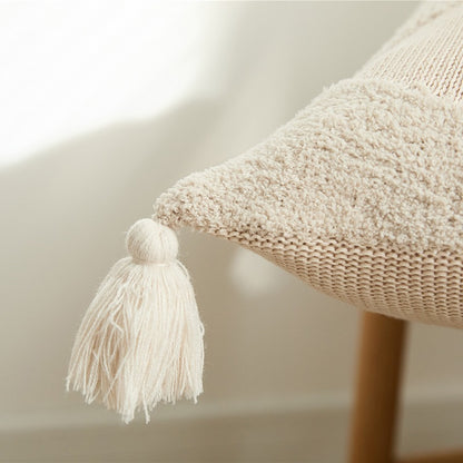 Hand Tufted Knitted Living Room Sofa Decorative Cushion - Harmony Gallery