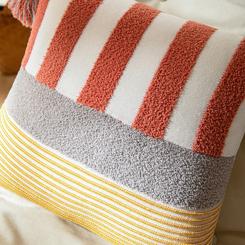Wind Plush Tufted Pillow Living Room Sofa Cushion - Harmony Gallery