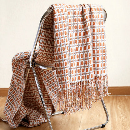 Multifunctional Knitted Nordic Style Sofa Decoration Blanket - Harmony Gallery