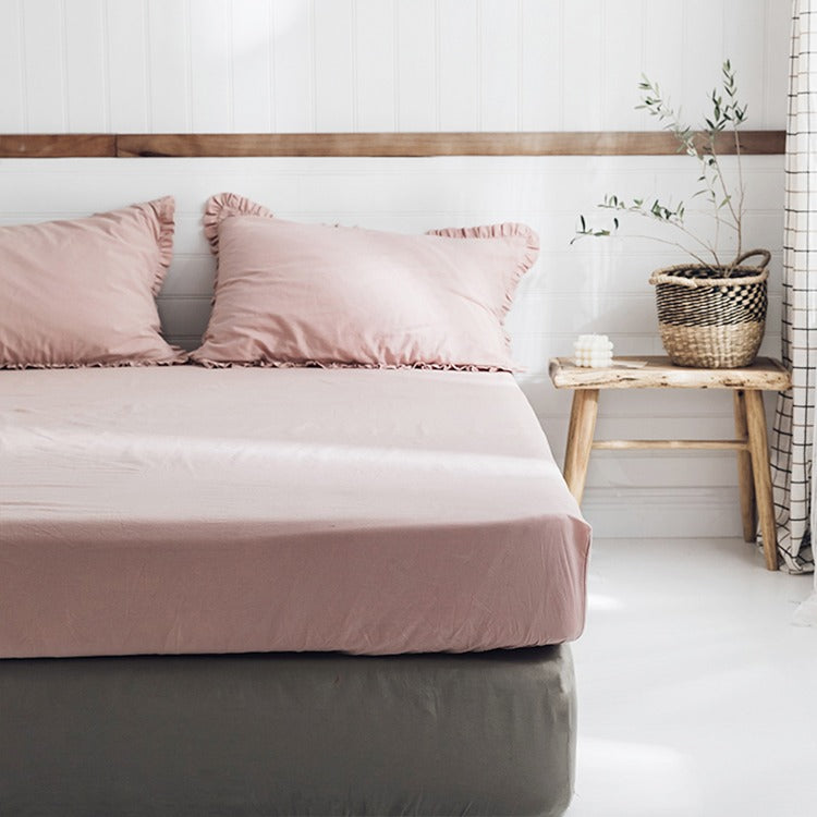 Simple Washed Cotton Simmons Non-Slip Protective Bed Sheet - Harmony Gallery