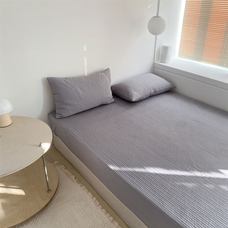 Simple Cotton Simmons Non-Slip Protection Bed Sheet - Harmony Gallery
